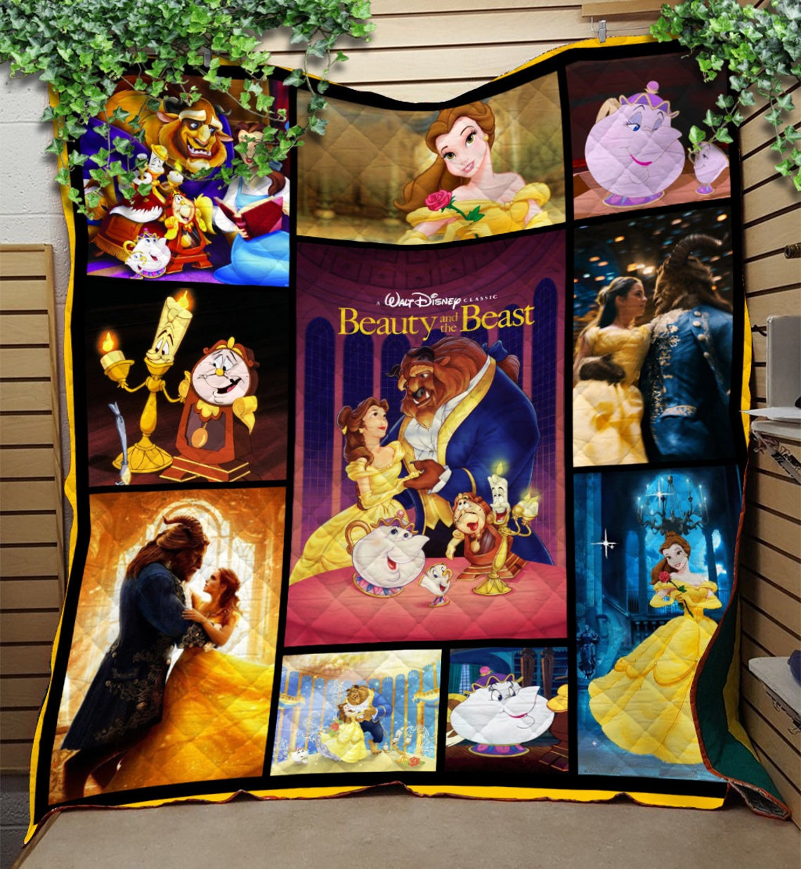 Beauty And The Beast Fleece Blanket Beauty And The Beast Fleece Blanket