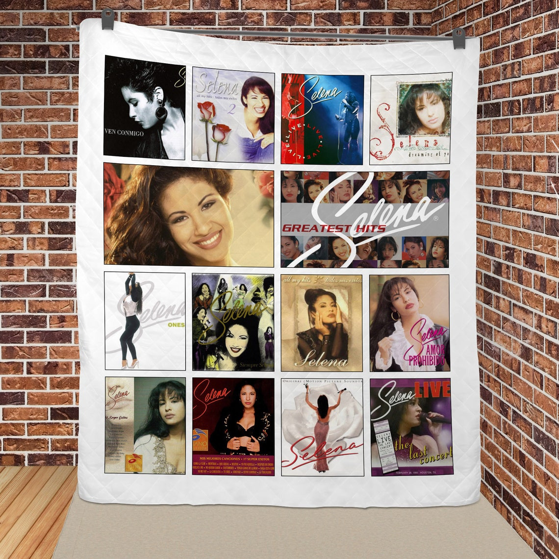 Selena Quintanilla Albums Fleece Blanket Selena Quintanilla Albums Fleece Blanket