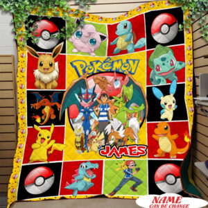 Personalized Pokemon Silver Anime 178 Gift Lover Blanket