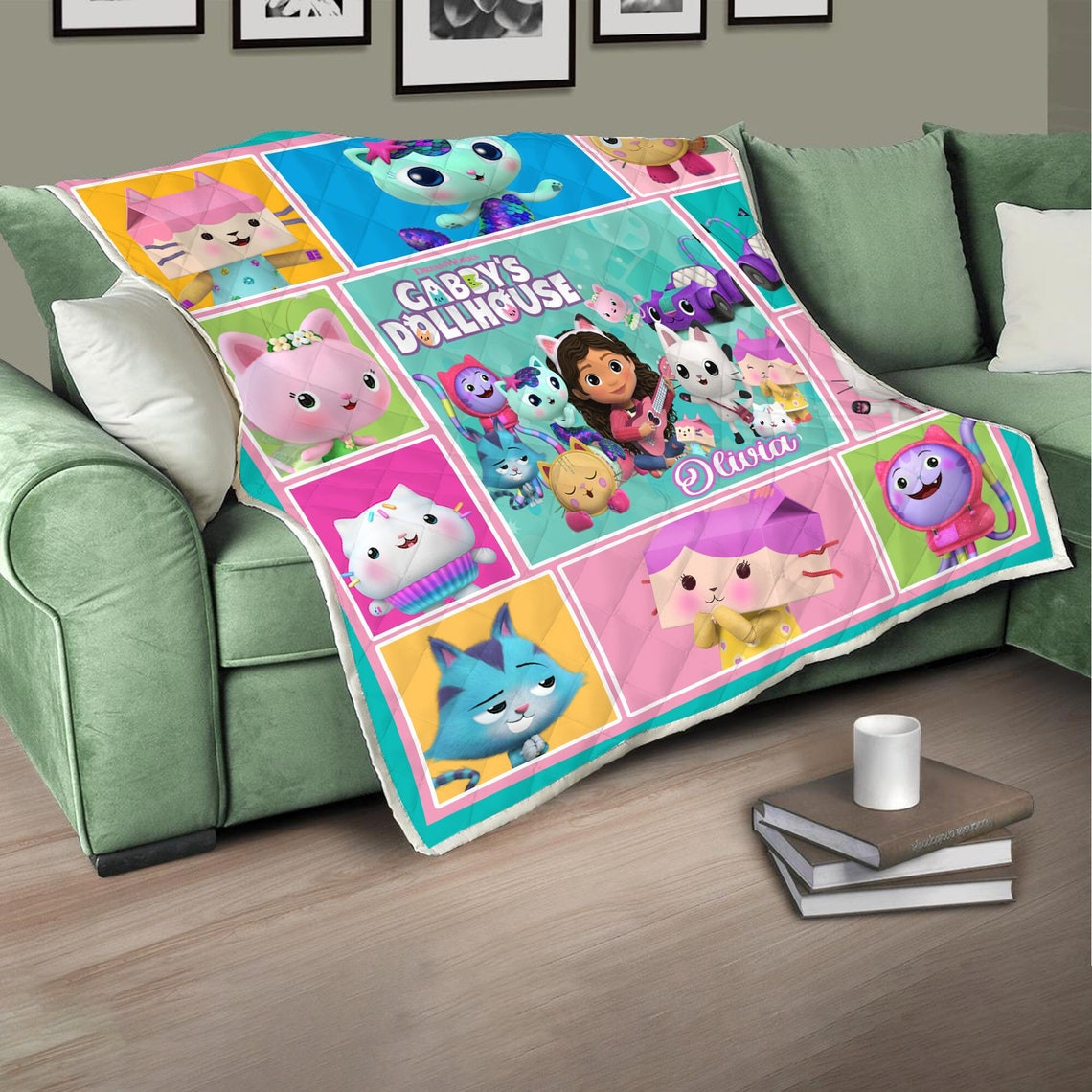 Gabby’s Dollhouse Blanket Gabby’s Dollhouse Blanket