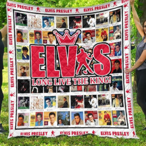 Elvis Presley Famous Single Long Live The King Blanket