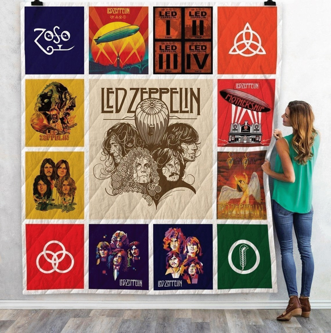 Led Zeppelin Rock Band Blanket Led Zeppelin Rock Band Blanket