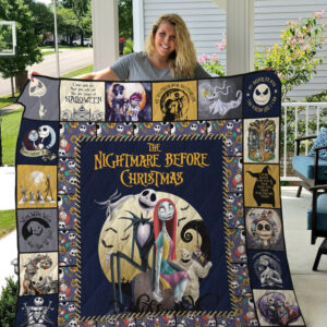 Jack Skellington And Sally The Nightmare Before Christmas Blanket