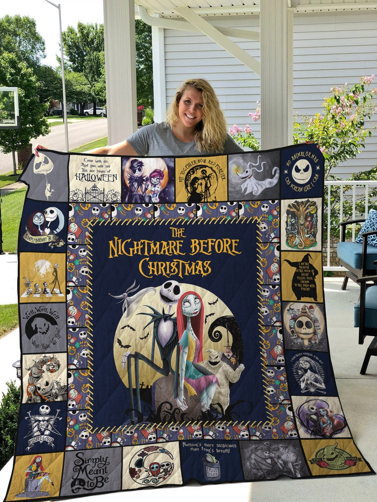 Jack Skellington And Sally The Nightmare Before Christmas Blanket Jack Skellington And Sally The Nightmare Before Christmas Blanket