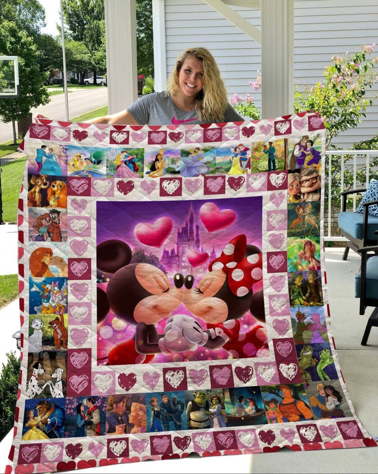 Couple Love Disney Mickey Mouse Cartoon 980 Gift Lover Blanket Couple Love Disney Mickey Mouse Cartoon 980 Gift Lover Blanket