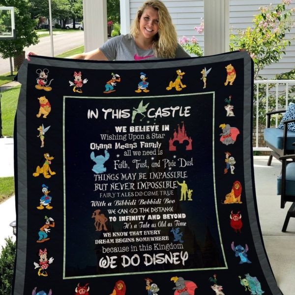 Disney In The Castle 989 Gift Lover Blanket Disney In The Castle 989 Gift Lover Blanket