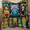 Disney Princess Mirror Glass Cartoon 1K24 Gift Lover Blanket