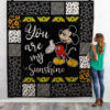 Mickey Mouse My Sunshine Cartoon Disney 1k65 Gift Lover Blanket