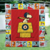 Snoopy Flying The Peanuts Cartoon 1k96 Gift Lover Blanket