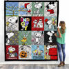 Merry Christmas Snoopy The Peanuts Cartoon 1k106 Gift Lover Blanket