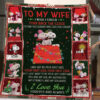 Snoopy To My Wife The Peanuts Cartoon 1k112 Gift Lover Blanket