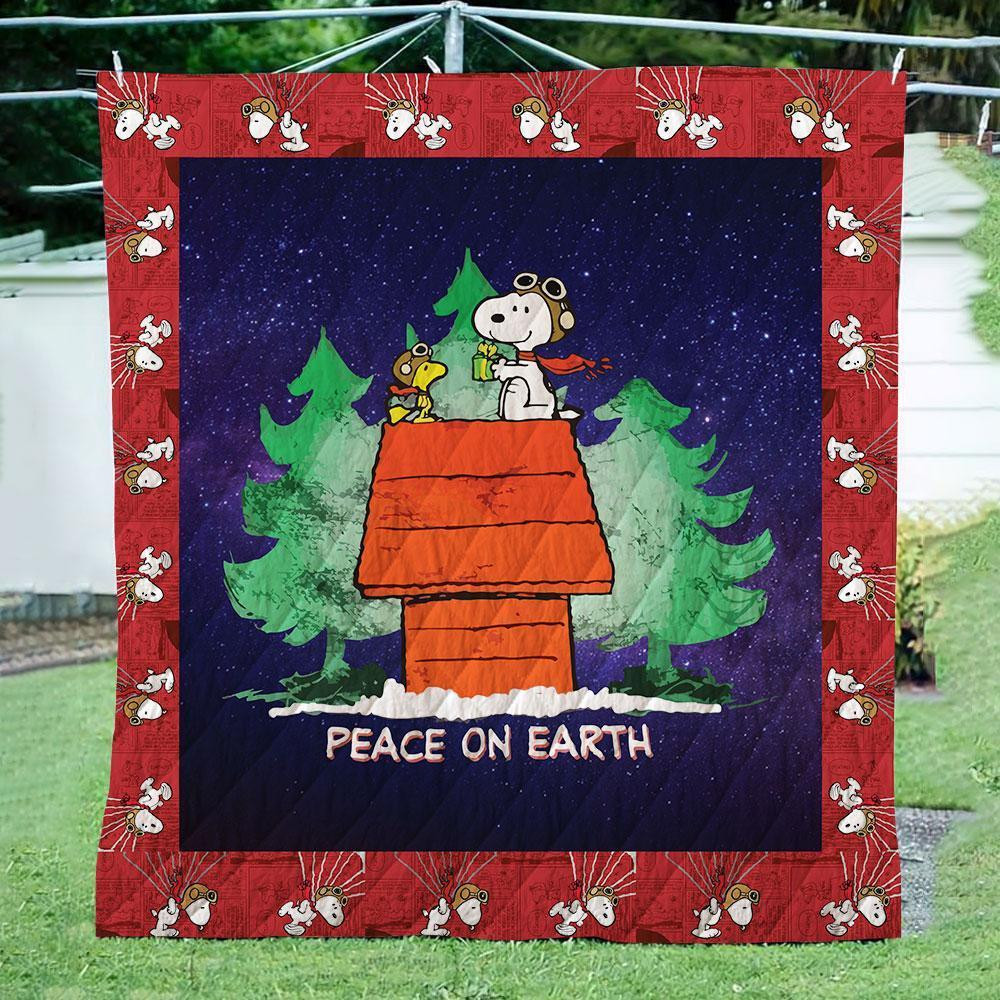 Snoopy Peace On Earth The Peanuts Cartoon 1k115 Gift Lover Blanket Snoopy Peace On Earth The Peanuts Cartoon 1k115 Gift Lover Blanket