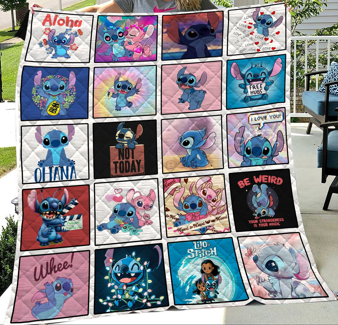 Cute Lilo And Stitch Blanket Cute Lilo And Stitch Blanket
