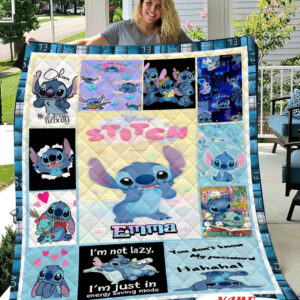 Customized Lilo And Stitch Blanket