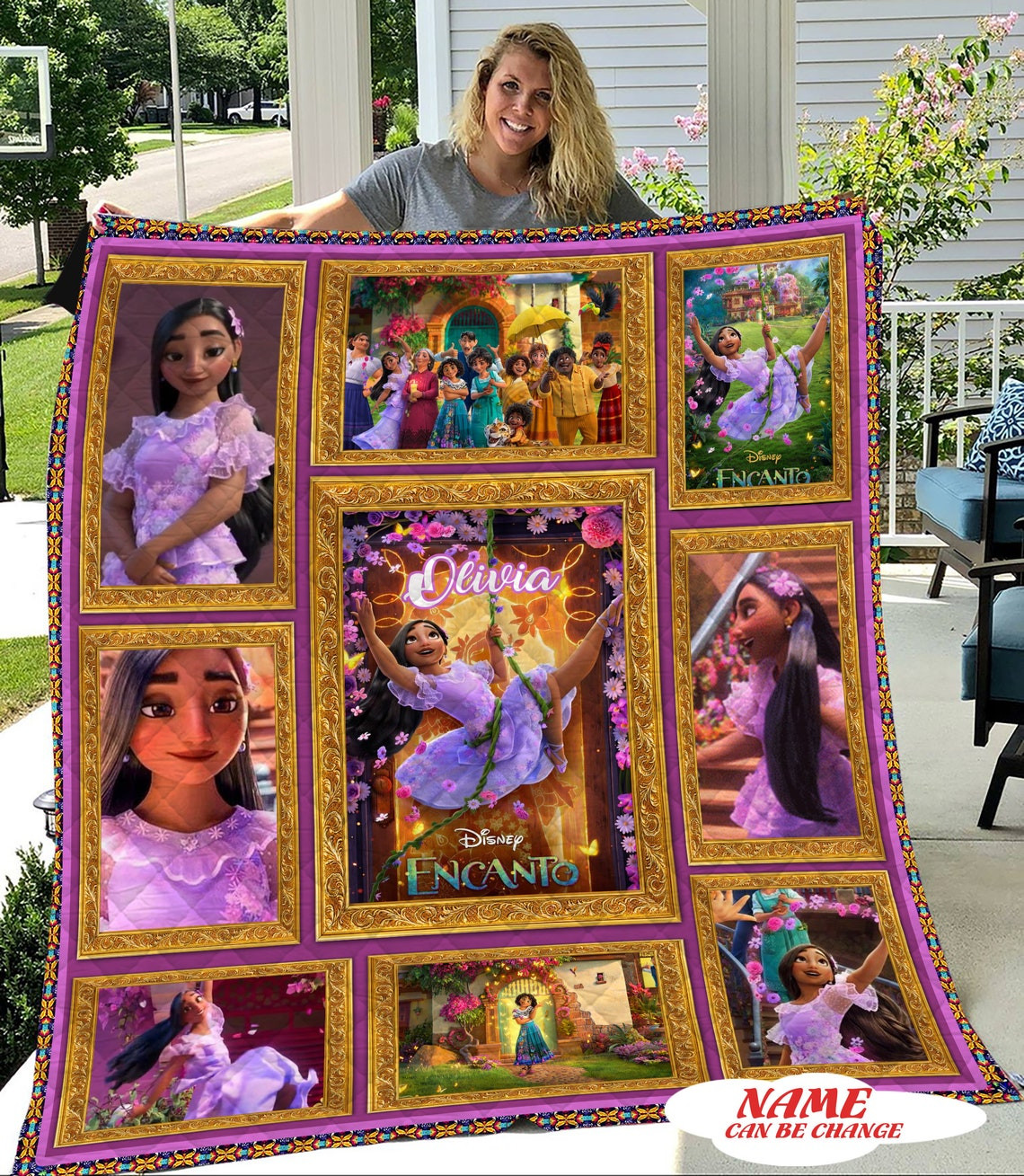 Personalized Isabela Encanto Blanket Personalized Isabela Encanto Blanket
