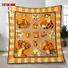 Customized Tigger Disney Blanket