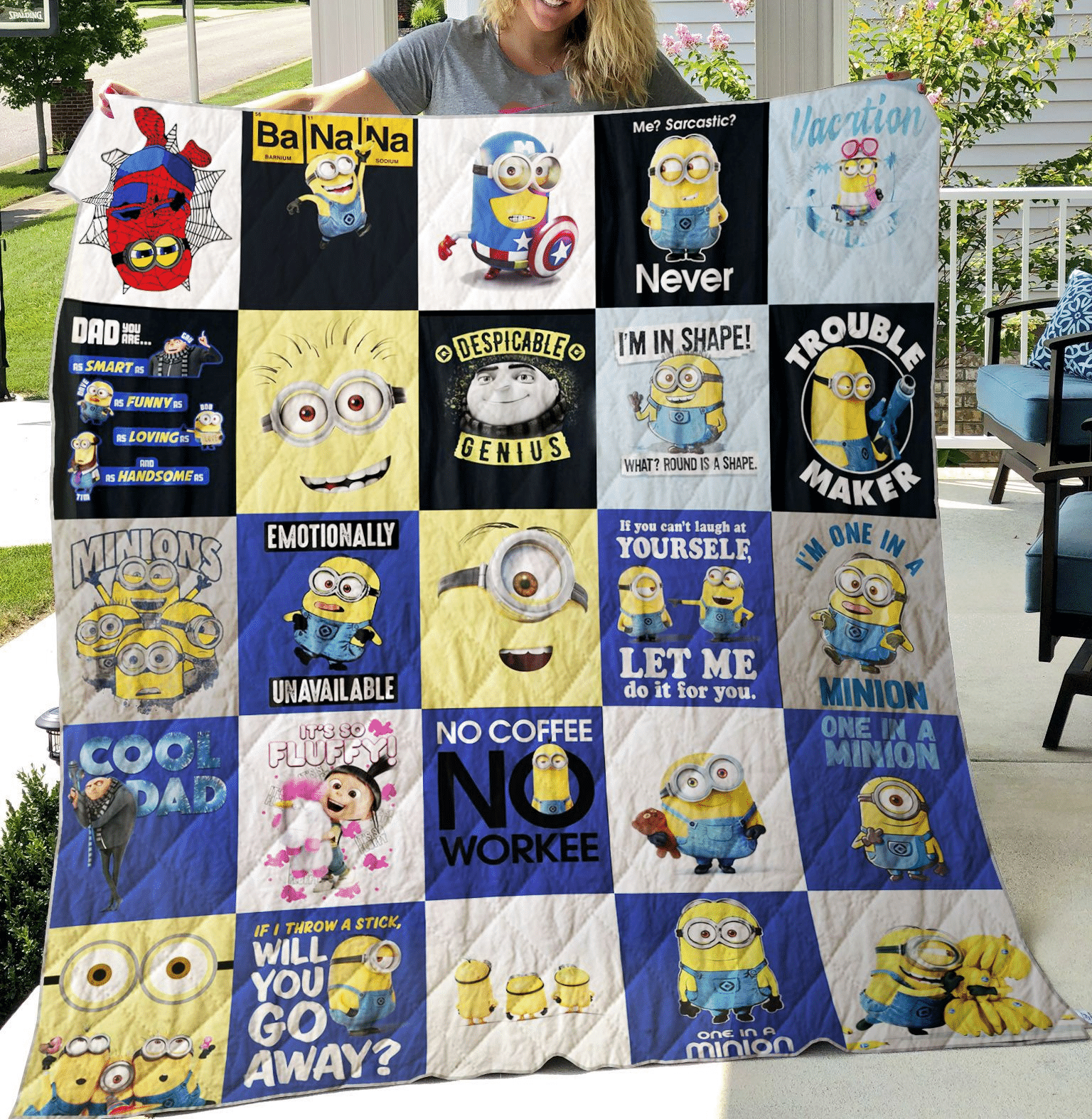 Minions Despicable Me 7 Blanket Minions Despicable Me 7 Blanket