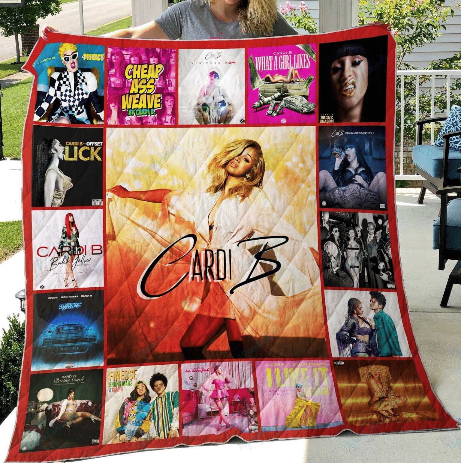 Cardi B Rapper 1 Blanket Cardi B Rapper 1 Blanket