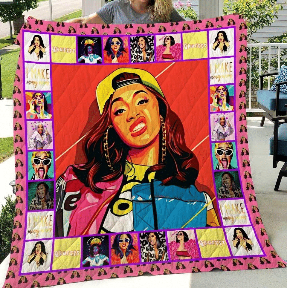 Cardi B Rapper 3 Blanket Cardi B Rapper 3 Blanket