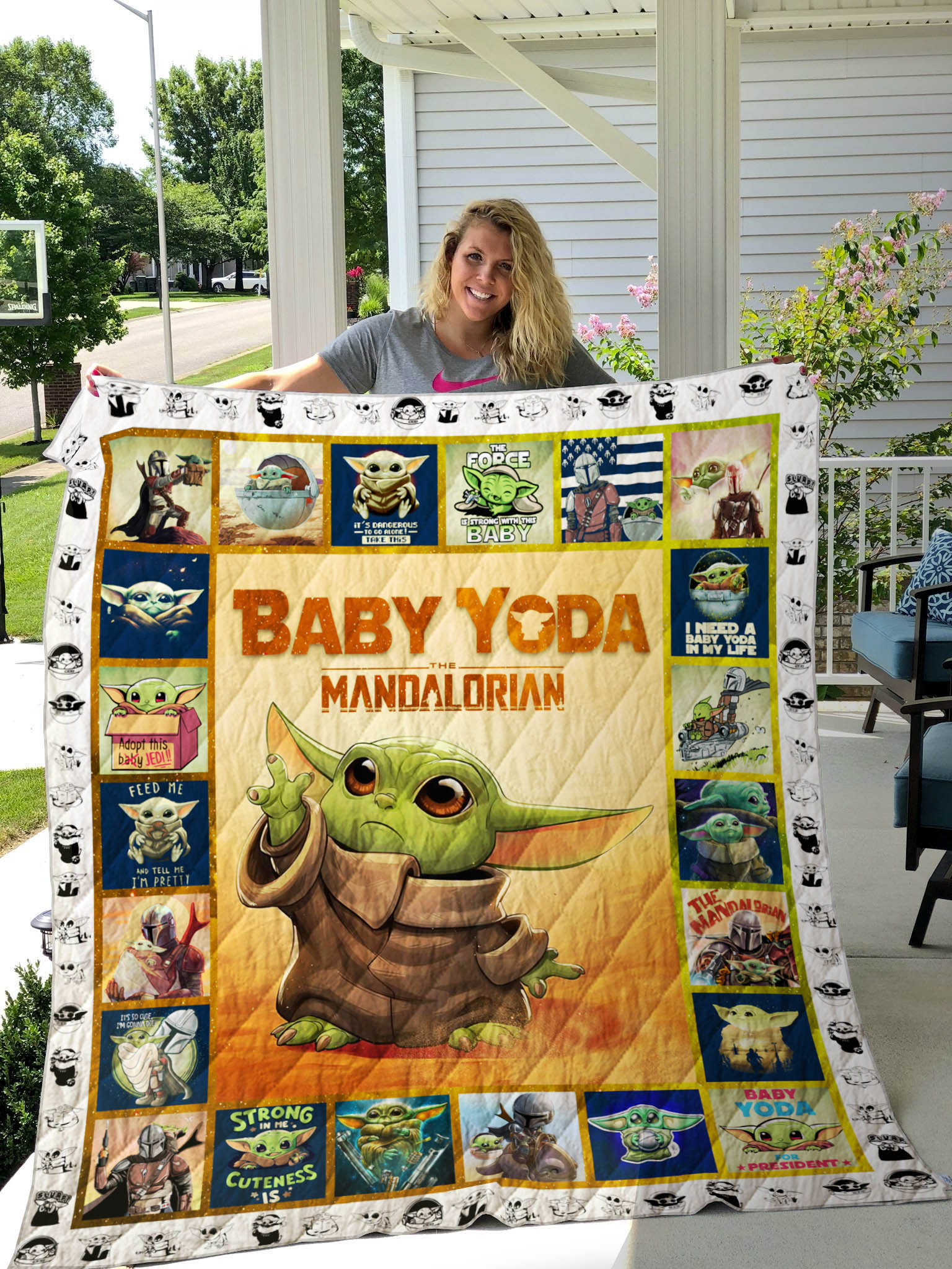Baby Yoda Star Wars The Mandalorian All Season Blanket Baby Yoda Star Wars The Mandalorian All Season Blanket