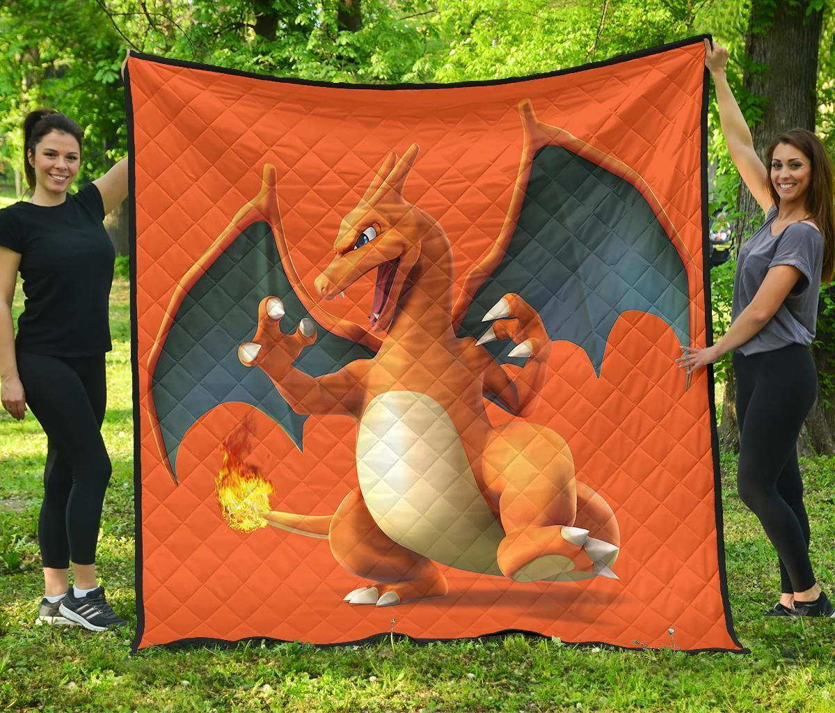Pokemon Charizard Blanket Custom Printed Home Decoration Pokemon Charizard Blanket Custom Printed Home Decoration