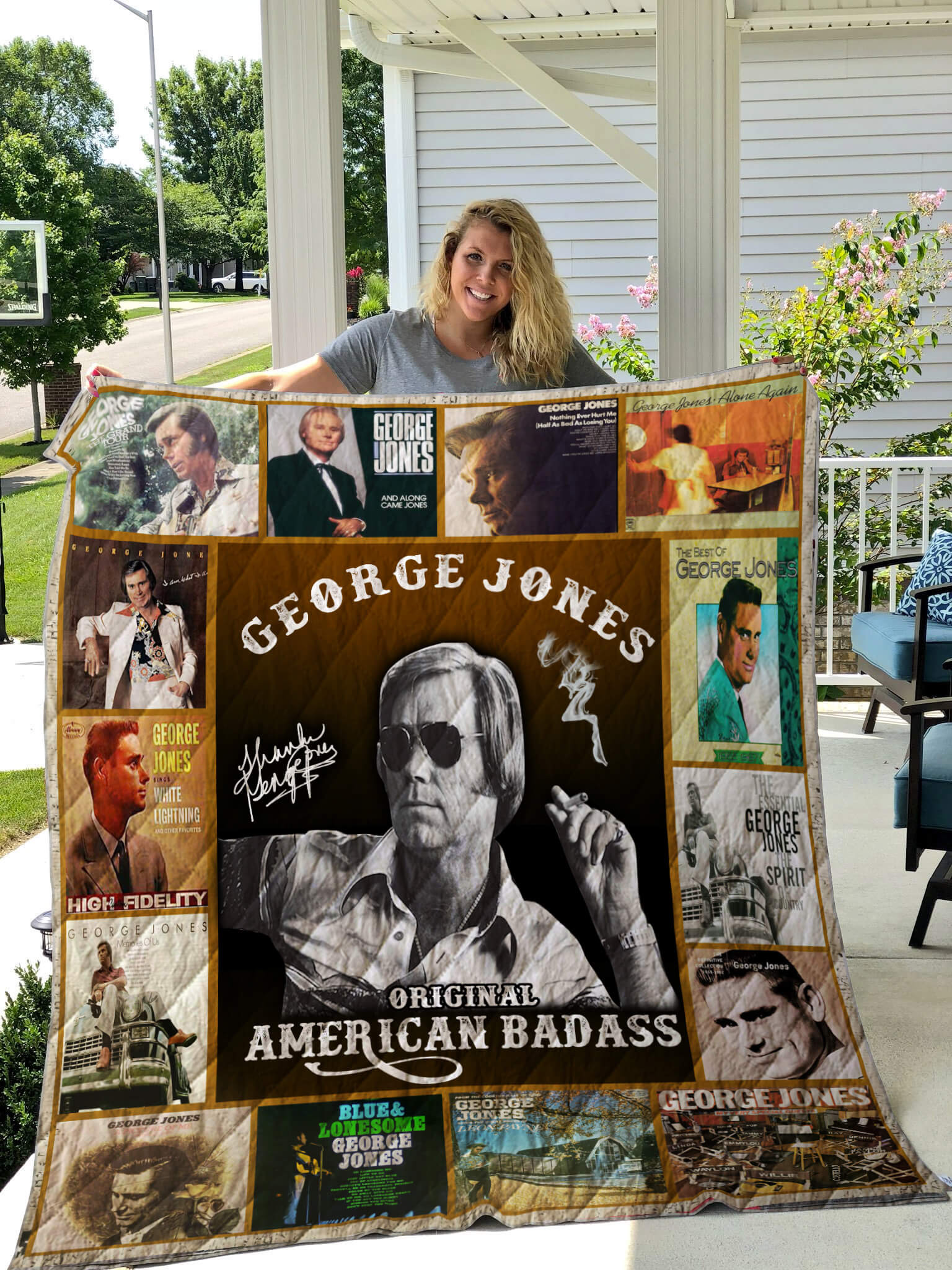 George Jones Famous Single Blanket George Jones Famous Single Blanket