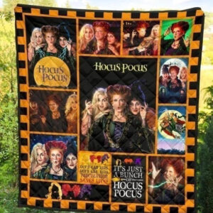 Hocus Pocus Blanket Custom For Halloween Home Decoration