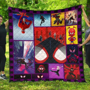 Spider-Verse Blanket For Spider-Man Fan Gift Blanket