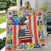 Snoopy Gifts Snoopy Lover Snoopy Pilot Sherpa Blanket