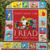 Cartoon Character Snoopy Reading Book Quilt Fleece Blanket Fan Made All Season 3D Blanket 16