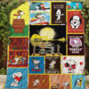 Cartoon Character Moon Snoopy Quilt Fleece Blanket Fan Made All Season 3D Blanket 16