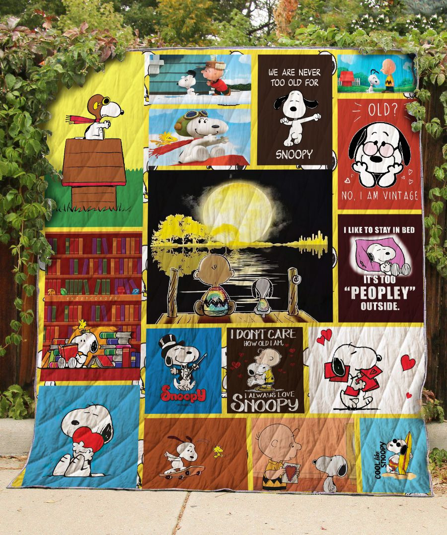Cartoon Character Moon Snoopy Quilt Fleece Blanket Fan Made All Season 3D Blanket 16 Cartoon Character Moon Snoopy Quilt Fleece Blanket Fan Made All Season 3D Blanket 16