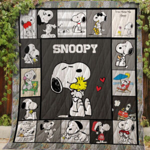 Cartoon Character Baw Snoopy Quilt Fleece Blanket Fan Made All Season 3D Blanket 16