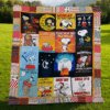 Cartoon Character Happy Snoopy Quilt Fleece Blanket Fan Made All Season 3D Blanket 16
