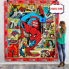 Spiderman Marvel Comics Personalized Blanket