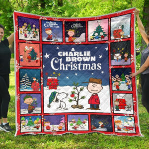 Snoopy And Charlie Brown Xmas Blanket Gift Idea 3D Blanket 11