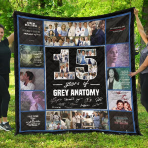 Grey’S Anatomy 15 Years Anniversary Blanket Gift Idea 3D Blanket 19