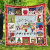Snoopy Friends Christmas Blanket Xmas Bedding Decor Idea 3D Blanket 43