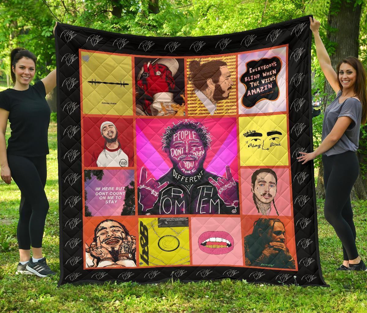 Post Malone Blanket Amazing Gift For Music Fan 3D Blanket 54 Post Malone Blanket Amazing Gift For Music Fan 3D Blanket 54