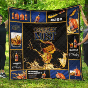 Canadian Mist Blanket All I Need Is Whisky Gift Idea 3D Blanket 79