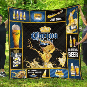 Corona Light Blanket All I Need Is Beer Gift Idea 3D Blanket 93