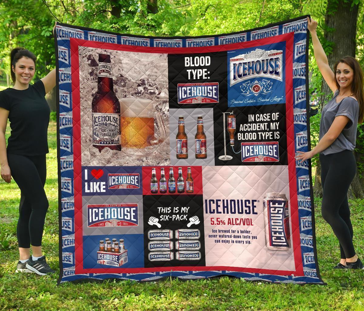 Icehouse Blanket Funny Gift For Beer Lover 3D Blanket 129 Icehouse Blanket Funny Gift For Beer Lover 3D Blanket 129