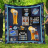 Blue Moon Blanket Funny Gift For Beer Lover 3D Blanket 136