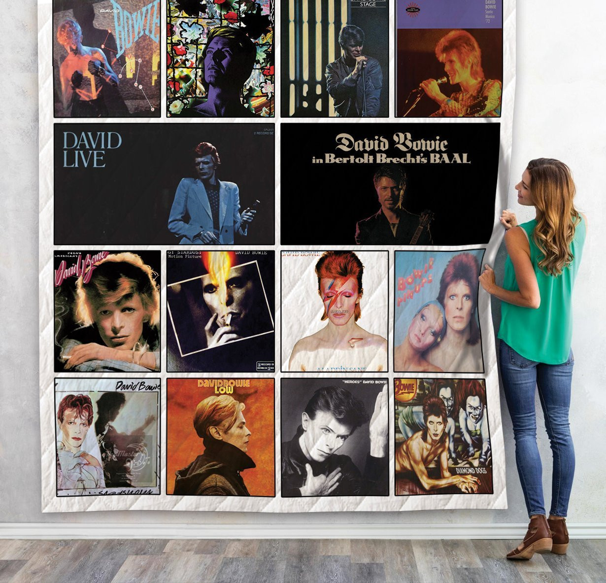 David Bowie Album Music Thank You For The Memories 8K823 Gift Lover Blanket II0 David Bowie Album Music Thank You For The Memories 8K823 Gift Lover Blanket II0