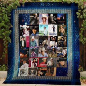 George Strait Album Music Thank You For The Memories 8K834 Gift Lover Blanket II0