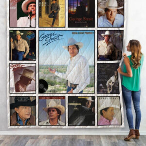 George Strait Album Music Thank You For The Memories 8K836 Gift Lover Blanket II0