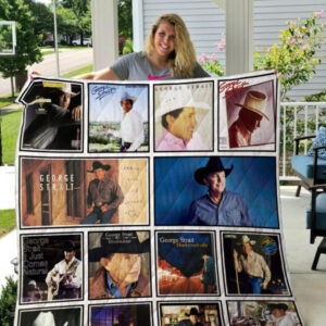George Strait Album Music Thank You For The Memories 8K839 Gift Lover Blanket II0