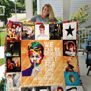 David Bowie Blackstar We Can Be Heroes Just For One Day Blanket