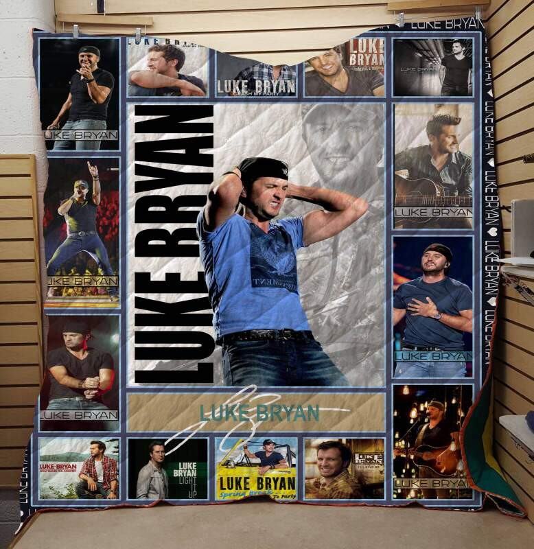 Luke Bryan Album Music Thank You For The Memories 8K865 Gift Lover Blanket II0 Luke Bryan Album Music Thank You For The Memories 8K865 Gift Lover Blanket II0