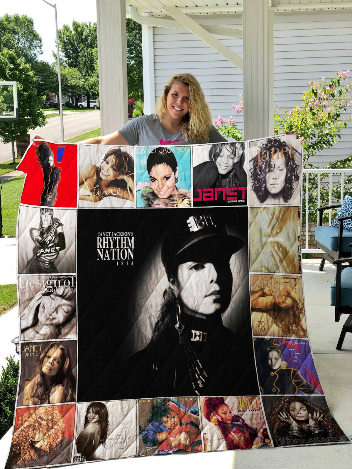 Janet Jackson Album Music Thank You For The Memories 8K896 Gift Lover Blanket II0 Janet Jackson Album Music Thank You For The Memories 8K896 Gift Lover Blanket II0
